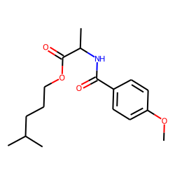 D-Alanine, N-(4-anisoyl)-, isohexyl ester