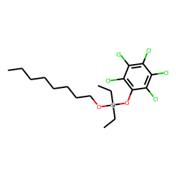 Silane, diethyloctyloxy(pentachlorophenoxy)-