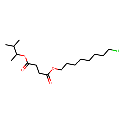 Succinic acid, 8-chlorooctyl 3-methylbut-2-yl ester