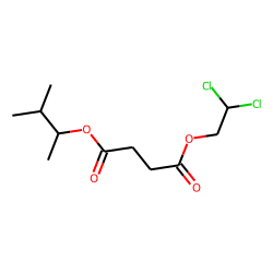 Succinic acid, 2,2-dichloroethyl 3-methylbut-2-yl ester
