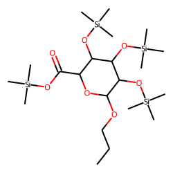Propyl glucuronide, TMS