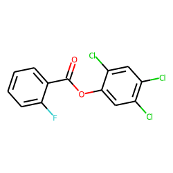 2-Fluorobenzoic acid, 2,4,5-trichlorophenyl ester