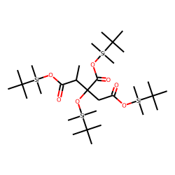 Methylcitric acid, tetraTBDMS (1)
