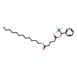 Glutaric acid, dodecyl 1-phenyl-2,2,2-trifluoroethyl ester