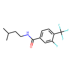 Benzamide, 3-fluoro-4-trifluoromethyl-N-(3-methylbutyl)-