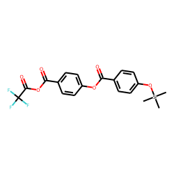 4-Trimethylsilyloxybenzoic acid, 4-(trifluoroacetyloxycarbonyl)phenyl ester