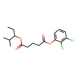 Glutaric acid, 2-methylpent-3-yl 2,3-dichlorophenyl ester
