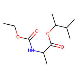 D-Alanine, N(O,S)-ethoxycarbonyl, (S)-(+)-3-methyl-2-butyl ester