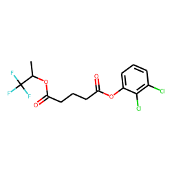 Glutaric acid, 1,1,1-trifluoroprop-2-yl 2,3-dichlorophenyl ester
