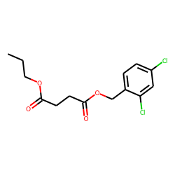 Succinic acid, 2,4-dichlorobenzyl propyl ester
