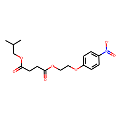 Succinic acid, isobutyl 2-(4-nitrophenoxy)ethyl ester