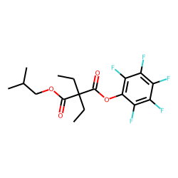 Diethylmalonic acid, isobutyl pentafluorophenyl ester