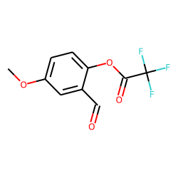 2-Hydroxy-5-methoxybenzaldehyde, O-trifluoroacetyl-