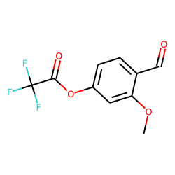 4-Hydroxy-2-methoxybenzaldehyde, O-trifluoroacetyl-