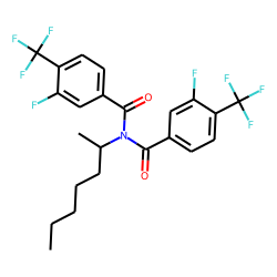 Benzamide, 3-fluoro-4-trifluoromethyl-N-(3-fluoro-4-trifluoromethylbenzoyl)-N-(hept-2-yl)-