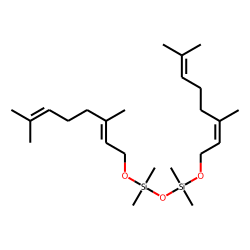 1,3-bis([(2Z)-3,7-Dimethylocta-2,6-dien-1-yl]oxy)-1,1,3,3-tetramethyldisiloxane