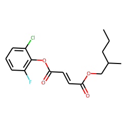 Fumaric acid, 2-methylpentyl 2-chloro-6-fluorophenyl ester