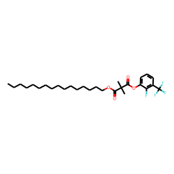 Dimethylmalonic acid, 2-fluoro-3-trifluoromethylphenyl hexadecyl ester