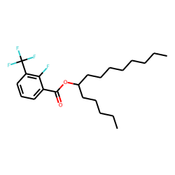 2-Fluoro-3-trifluoromethylbenzoic acid, 6-tetradecyl ester