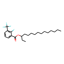 2-Fluoro-3-trifluoromethylbenzoic acid, 3-pentadecyl ester