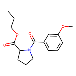 L-Proline, N-(3-methoxybenzoyl)-, propyl ester