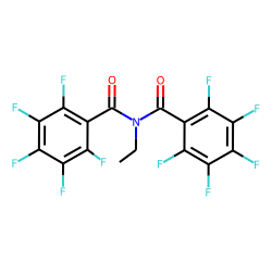 Benzamide, pentafluoro-N-(pentafluorobenzoyl)-N-ethyl-
