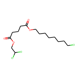 Glutaric acid, 2,2-dichloroethyl 8-chlorooctyl ester