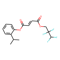 Fumaric acid, 2-isopropylphenyl 2,2,3,3-tetrafluoropropyl ester