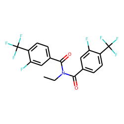 Benzamide, 3-fluoro-4-trifluoromethyl-N-(3-fluoro-4-trifluoromethylbenzoyl)-N-ethyl-