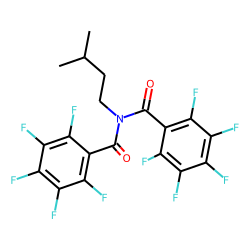 Benzamide, pentafluoro-N-(pentafluorobenzoyl)-N-3-methylbutyl-
