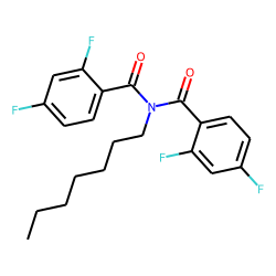 Benzamide, 2,4-difluoro-N-(2,4-difluorobenzoyl)-N-heptyl-