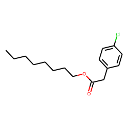 Phenylacetic acid, 4-chloro-, octyl ester