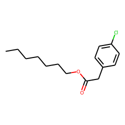 Phenylacetic acid, 4-chloro-, heptyl ester