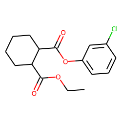 1,2-Cyclohexanedicarboxylic acid, 3-chlorophenyl ethyl ester