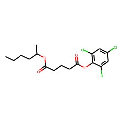 Glutaric acid, 2,4,6-trichlorophenyl 2-hexyl ester