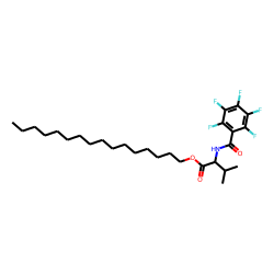 L-Valine, N-pentafluorobenzoyl-, hexadecyl ester