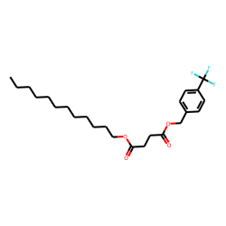 Succinic acid, dodecyl 4-trifluoromethylbenzyl ester