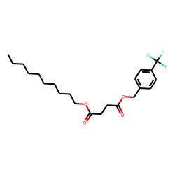 Succinic acid, decyl 4-trifluoromethylbenzyl ester