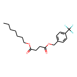 Succinic acid, heptyl 4-trifluoromethylbenzyl ester