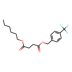 Succinic acid, hexyl 4-trifluoromethylbenzyl ester
