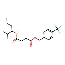 Succinic acid, 2-methylhex-3-yl 4-trifluoromethylbenzyl ester