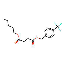 Succinic acid, pentyl 4-trifluoromethylbenzyl ester
