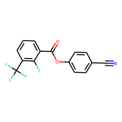2-Fluoro-3-trifluoromethylbenzoic acid, 4-cyanophenyl ester