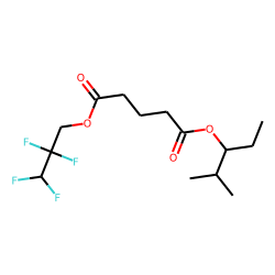 Glutaric acid, 2,2,3,3-tetrafluoropropyl 2-methylpent-3-yl ester