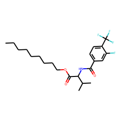 L-Valine, N-(3-fluoro-4-trifluoromethylbenzoyl)-, nonyl ester