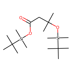 «beta»-Hydroxyisovaleric acid, O-(tert-butyldimethylsilyl)-, tert-butyldimethylsilyl ester