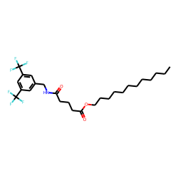 Glutaric acid, monoamide, N-(3,5-di(trifluoromethyl)benzyl)-, dodecyl ester