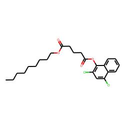 Glutaric acid, 2,4-dichloronaphthyl nonyl ester