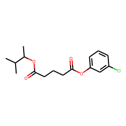 Glutaric acid, 3-methylbut-2-yl 3-chlorophenyl ester