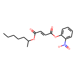 Fumaric acid, 2-nitrophenyl hept-2-yl ester